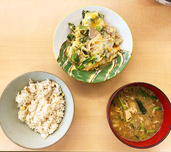 小松菜の炒め物