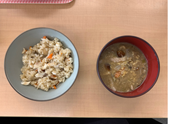 鯛めしとお味噌汁