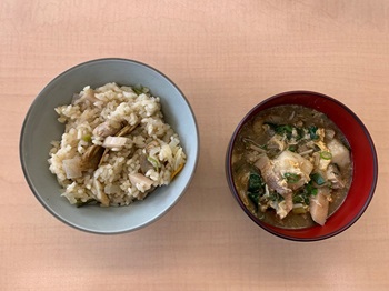 鶏の炊き込みご飯