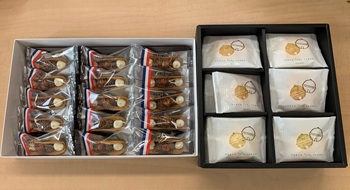 バターショコラと東京鈴せんべい